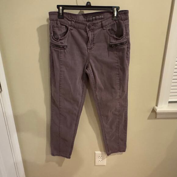 New York and Company SoHo Purple Jegging Size 10 - Picture 1 of 6
